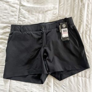 Under armour black fitted shorts